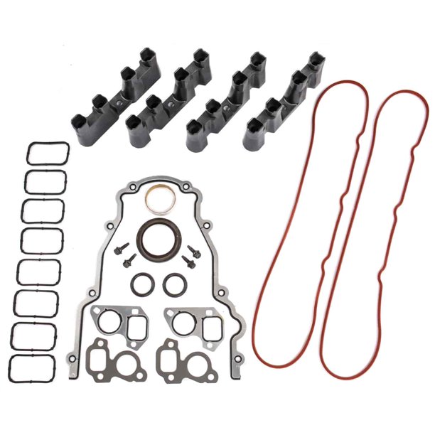 JEGS 210876 Cam Change Gasket Kit GM LS7 Includes (4) Lifter Guides (2