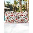 thumbnail image 6 of Outdoor Pillows Waterproof, Red Mushrooms Bedding Throw Pillows with Insert for Couch Sofa Bed, Maple Leaves Plants Country Botanical 16x16 Inch Pillowcases Decorative Camping Patio Pillow Set of 2, 6 of 8