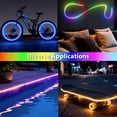 Tringa Color Rope Light Neon Rope Light with Battery Operated, RGB Warm White 10FT, Warm White ...