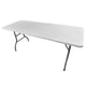 thumbnail image 2 of Mesa plegable de 1,8 m, versátil, estable, portátil, para interior y exterior, de plástico, para banquetes, picnics, fiestas, camping, 2 of 15