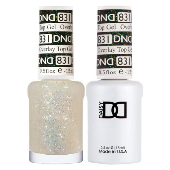DND Nail Polish Gel & Matching Lacquer Set Duo 831 Overlay Top Gel