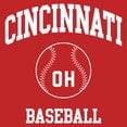 thumbnail image 2 of Cincinnati Classic Baseball Arch Basic Cotton T-Shirt - Medium - Red, 2 of 6