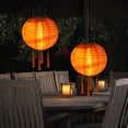 thumbnail image 1 of Linterna Solar de jardín al aire libre con batería lámpara colgante Tmvgtek de estilo chino bola para iluminación de vacaciones decoraciones de boda, 1 of 9