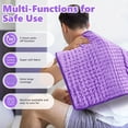 thumbnail image 4 of Heating Pad,Electric Heating Pads for Back,Neck,Abdomen,Moist Heating Pad for Shoulder,Knee,Arms,Legs,Dry/Moist Heat & Auto Shut Off,Birthday Gifts for Men and Women, 24x20 Inch, 4 of 10