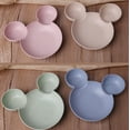 thumbnail image 4 of Assiette pour Enfants en Paille de Blé Mickey Mouse (Bleu), 4 of 8