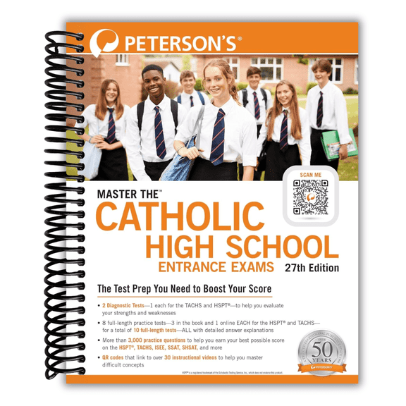 Master theâ„¢ Catholic High School Entrance Exams, 27th Edition (Spiral Bound)