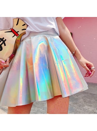 Holographic shop skirt india