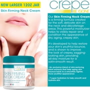 Crepe Be Gone Classic Body Souffle 12 oz. AND Firming Neck Cream 12 ounce (LARGE 2-PC SET)