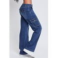 thumbnail image 6 of Women's Straight Leg Cargo Skater Jeans, 6 of 29