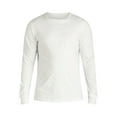 thumbnail image 5 of George Men's & Big Men's Cotton Crewneck T-Shirt with Long Sleeves, Size XS-3XL, 5 of 5