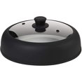 thumbnail image 2 of Vidrio de Cubierta de microondas Bezrat ventilado silicona Negro, 2 of 2