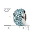 thumbnail image 2 of Sterling Silver Reflections December Full Crystal Bead Charm - Measures 12.73x7.27mm Wide, 2 of 2