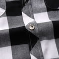 thumbnail image 7 of NAFUU Mens Dress Shirts Fashion Men's Autumn Winter Casual Party Long Sleeved Plaid Lapel Comfortable Thick Warm Flannel Shirt With Pockets Classic Casual Shirts, 7 of 7