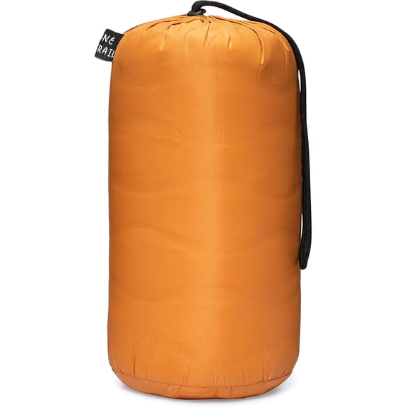 One Trail Gear Recycled Fill Quilted Puffer Blanket | Lightweight, Packable, Water Resistant | The Best Outdoor Blanket for Hiking and Camping (Sunset)