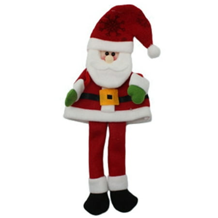 

Wine Bottle Cover Bag Hug Santa Claus Snowman Elf Doll Wine Bottle Decorations for Dinner Table Christmas Party
