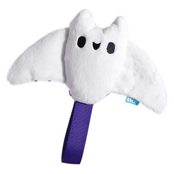 BARK Plush Dog Toy, Manny Ray Manta Ray, Crinkle and Squeaker, All Dog Sizes