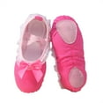 thumbnail image 2 of breaise Stelle Canvas Ballet Shoes Toddler Girls Ballet Slippers No-Tie Boys Dance Shoes, 2 of 4