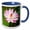 Blue/White, variant on 3drose, India, North Gujarat, Rann. Water Lily. Genus Nymphaea., 15oz Mug