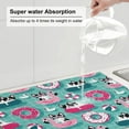 thumbnail image 5 of Vsdgher Dogs With Swimming Dish Drying Mat Super Absorbent Drying Mat Large Dish Drying Mats for Kitchen Counter Kitchen Drying Mat 24" x 18", 5 of 7