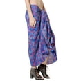 thumbnail image 5 of HAPPY BAY Women's Beachwear Summer Bikini Wraps Beach Wrap Swim Cover up Swimwear Skirt Bathing suit Swimsuit Sarong Coverups for Women One Size Blue, Allover Leaves, 5 of 5