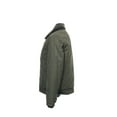 thumbnail image 2 of Cole Haan Mens Thermore Insulated Shearling Bomber Jacket (XLarge, Army Green), 2 of 4