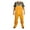 YELLOW, variant on Welding Clothing Mens Bib Overalls Safety Coverall High Temperature Protective Leather Flame Retardant Repair Welder Strap pants ,Easy to Use