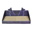thumbnail image 4 of Almohadilla para rascar gatos con Caja Sunnimix Tablero Reciclado azul, 4 of 8