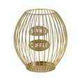 thumbnail image 1 of Rongfmy Coffee Pod Holder Multipurpose Coffee Capsule Container for Kitchen Cafe Bar Golden M, 1 of 9