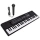 thumbnail image 3 of Teclado de piano eléctrico de juguete con 61 teclas y micrófono, digital y electrónico. Negro, 3 of 9