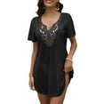 thumbnail image 6 of FOLUNSI Lace Crochet Cover-Up - V Neck Beach Dress - Women, 6 of 8