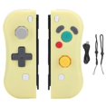 thumbnail image 1 of Wireless Gamepad Left Right Bluetooth Game Grip Handle with NFC Awake for NS Switch Yellow, 1 of 5