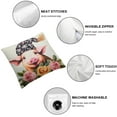 thumbnail image 4 of Wuche Just A Girl Who Loves Pigs Pink Pillow Cover, Pig Gifts for Girls, Decorative Western Farmhouse Animal Pillow Cover for Bedroom Living Rooms Sofa Couch 2pc, 4 of 6