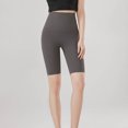 thumbnail image 2 of Gibobby Yoga pants cortos mujer Pantalones de equitación de polainas para mujer Primavera y verano Ropa exterior Pantalones de yoga ajustados(Gris oscuro,G), 2 of 5