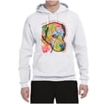 thumbnail image 3 of Neon Lab Dog Lover Shirt | Labrador Dogs Speak To Those Who Listen | Dean Russo Art Animal Lover Unisex Hoodie Sweatshirt, White, XX-Large, 3 of 6