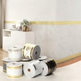 thumbnail image 2 of XmhyTop-A 5 Yards Self-Adhesive Wallpaper Border 3.94 Inch Wide PVC Decorative Strip, Removable Home Decor Sticker for Living Room, Bedroom,W14, 2 of 3