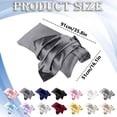 thumbnail image 3 of Satin Pillowcase, Binkne Super Soft and Cooling Similar to Silk Pillow Cases 1 Pack with Envelope Closure, Gift for Women Men, 3 of 4