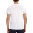thumbnail image 3 of EQWLJWE Men's Unisex Cotton T-Shirt Men Short-Sleeve Beefy Muscle Basic Solid Pure Color Blouse Tee Shirt Top, 3 of 3