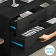 thumbnail image 4 of VVFLU Wood Dresser for Bedroom, 6 Drawer Double Dresser, Modern Chest of Drawers with Deep Drawers, Large Storage Organizer for Living Room, Closet, 4 of 8