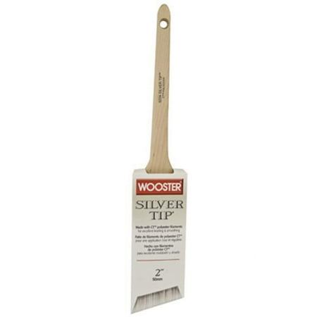 UPC: 0071497168214 | Wooster Brush 5224-2 2 in. Thin Angle Sash Paint Brush  Silver Tip
