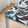 thumbnail image 4 of BANET Summer Coastal Fish Tablecloth Table Cloth Table Clothes Circle Table Cover for Dining Room, 4 of 7