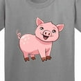 thumbnail image 4 of Inktastic Cute Pig Youth T-Shirt, 4 of 5