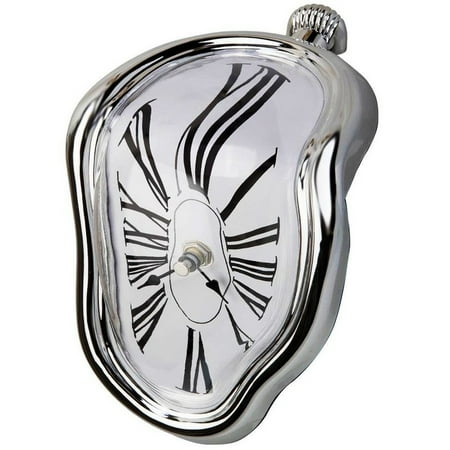 Bulls Desk Clock - Table Melting Time Flow Desk Clock, Decorative & Funny, Salvador Dali Inspired , By Creatov
