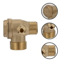 STRANDCHIC Air Compressor Pressure Check Valve Copper Material Compact and Easy to Use