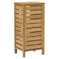thumbnail image 4 of Linon Harding 3-Shelf Single Door Floor Cabinet, Natural Bamboo Finish, 4 of 14