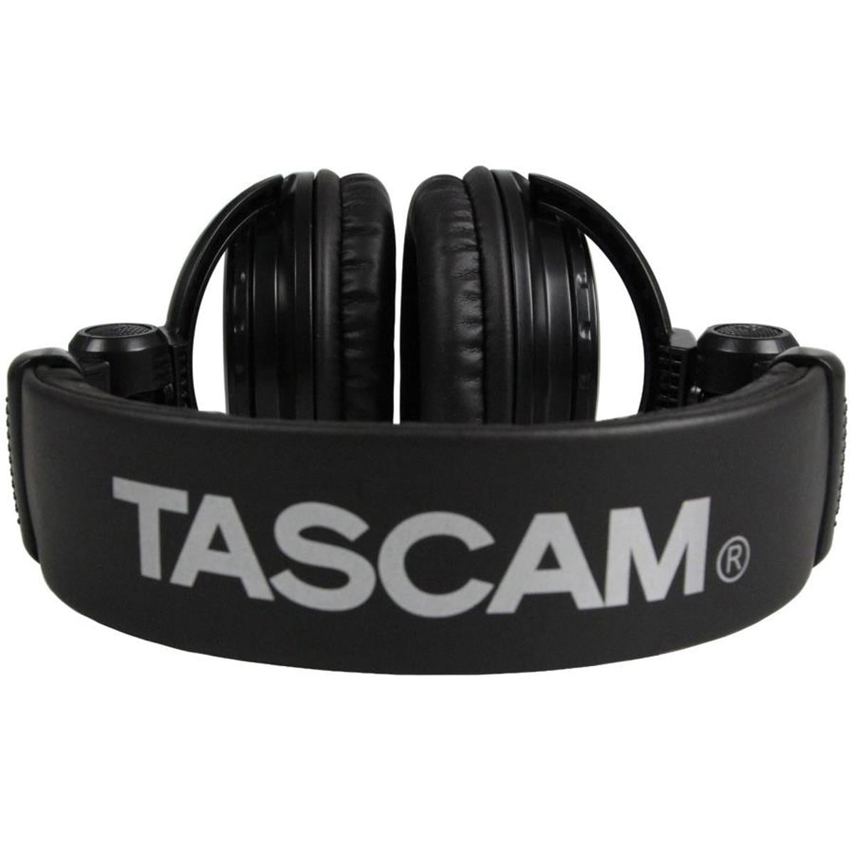 TONO 4点セット Tascam TH-02 Closed Back Studio Headphones, Black, Over-Ear Design