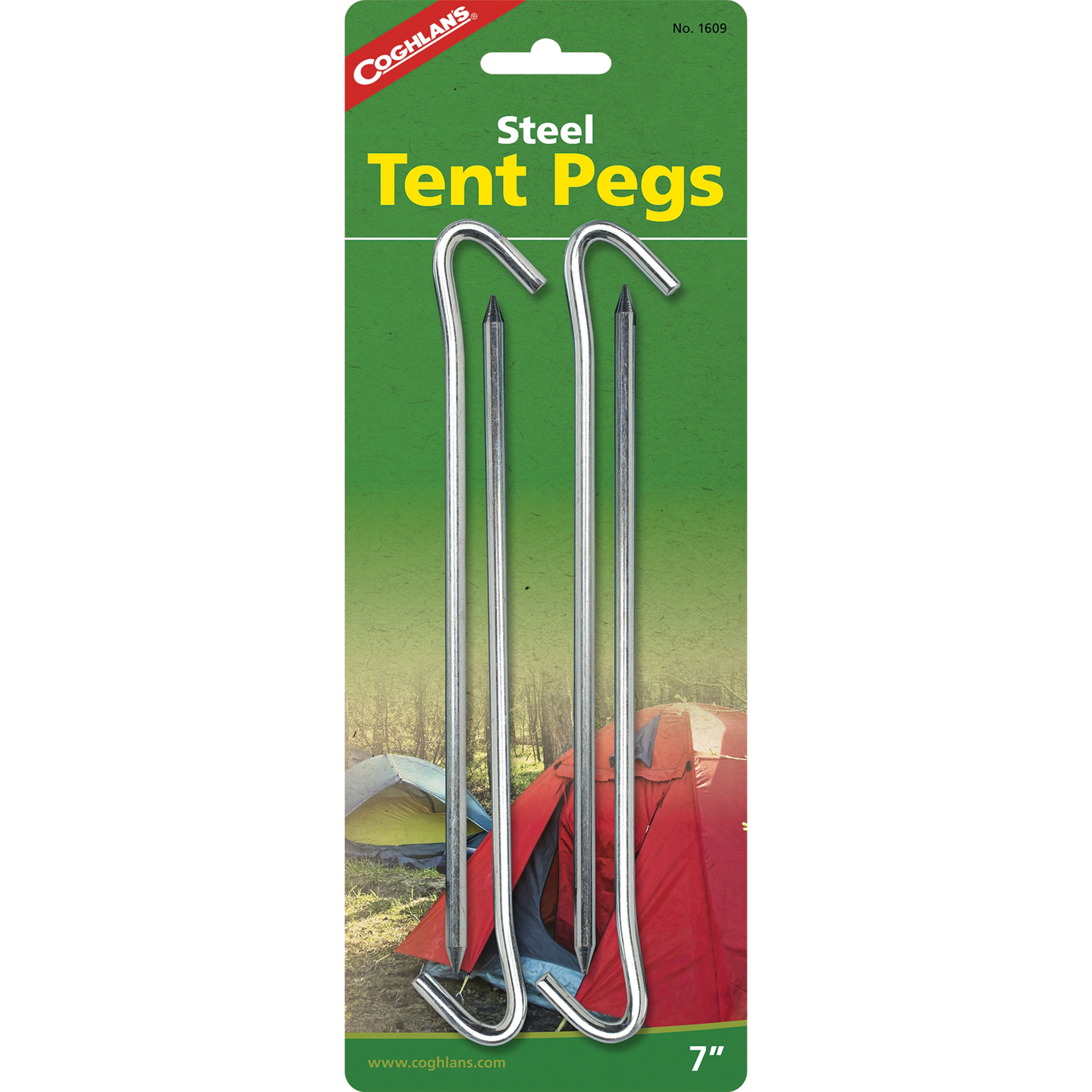 Coghlans Ltd 1609 Tent Pegs Steel 7" Pk Of 4