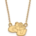 thumbnail image 1 of Ss/Gold Plated Sterling Silver With Gp Logoart Gonzaga University Small Pendant Necklace (18 X 16) Made In United States gp007gon-18, 1 of 5