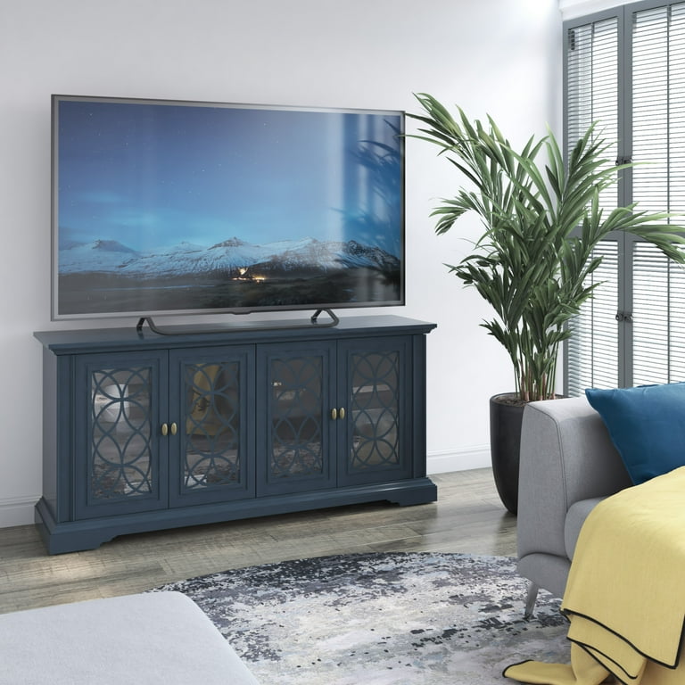 Blue tv stand costco deals