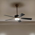 thumbnail image 4 of Kichler Lighting - Icon - 5 Blade Ceiling Fan with Light Kit In Art Deco, 4 of 10
