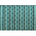 thumbnail image 1 of Ahgly Company Indoor Rectangle Abstract Light Blue Modern Area Rugs, 8' x 12', 1 of 4